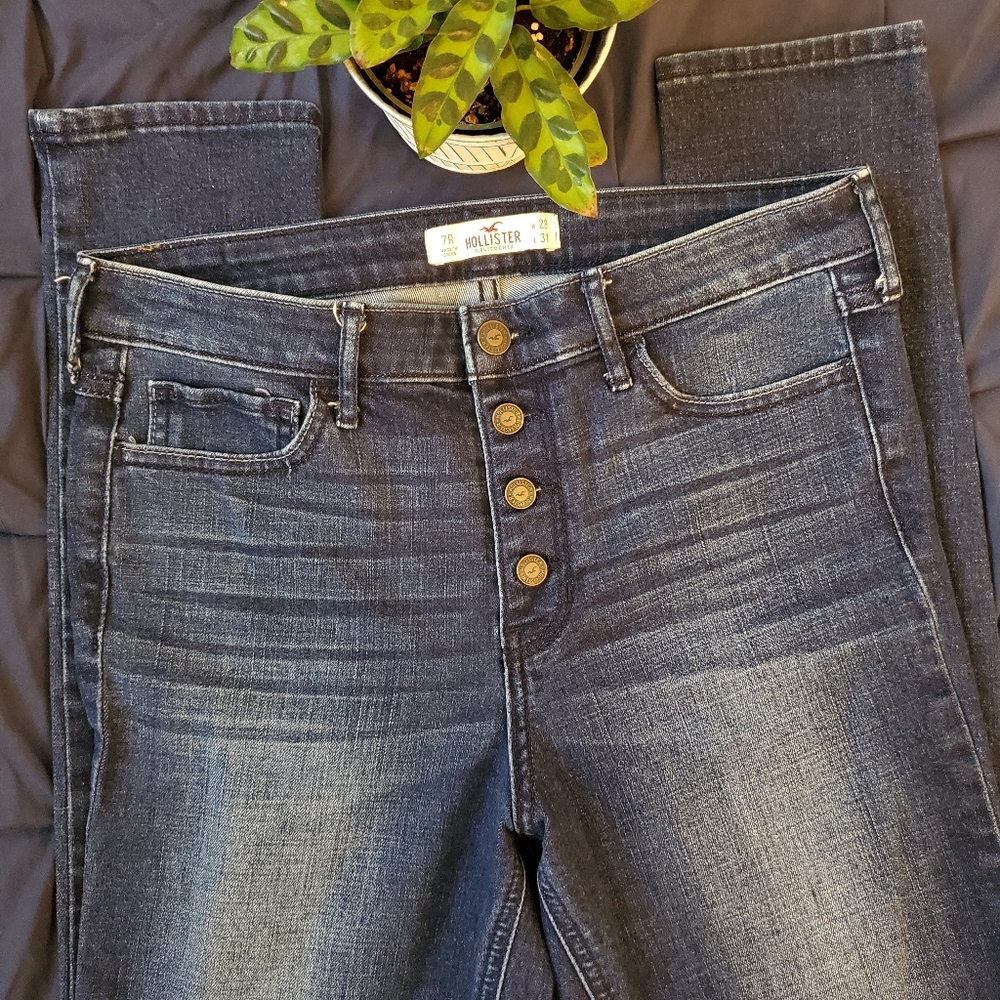 Hollister Button Up Skinny Jeans